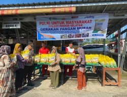 Polres Pessel Bersama Bulog Gelar Gerakan Pangan Murah untuk Masyarakat
