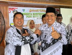 KONCAB XXIII Sukses, Adisman Kembali Pimpin PGRI Koto XI Tarusan