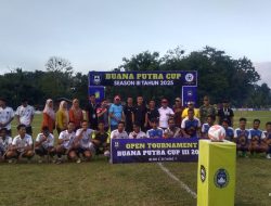 Open Turnamen Buana Putra 3 di Sitiung 1 Resmi Dibuka Oleh KADISPORA Dharmasraya.